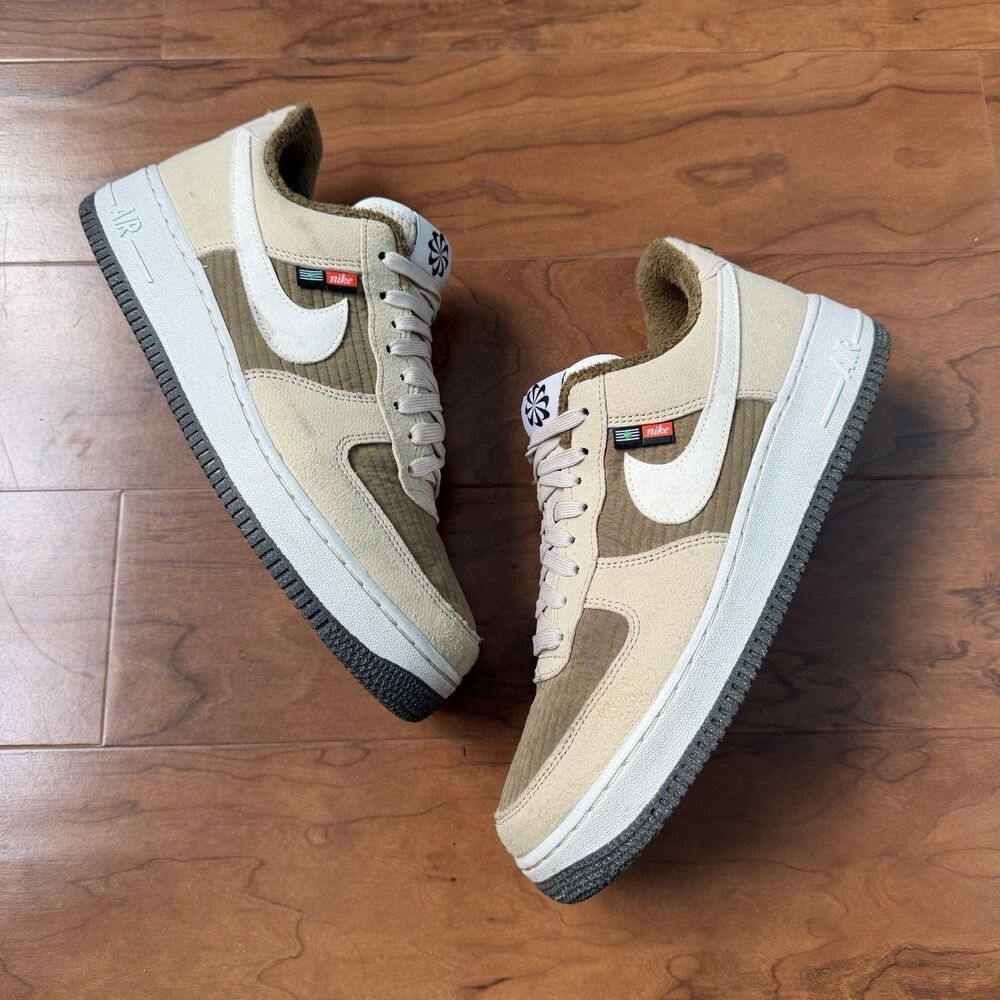 Nike Air Force 1 '07 LV8 Mens 9.5 Toasty Rattan Brown Sneakers Shoes DC8871 200